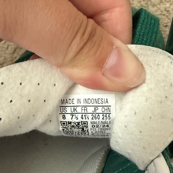 Adidas Gazelle Green Suede - Mens 8/womens 9.5/EU 41.5 - Picture 3 of 5